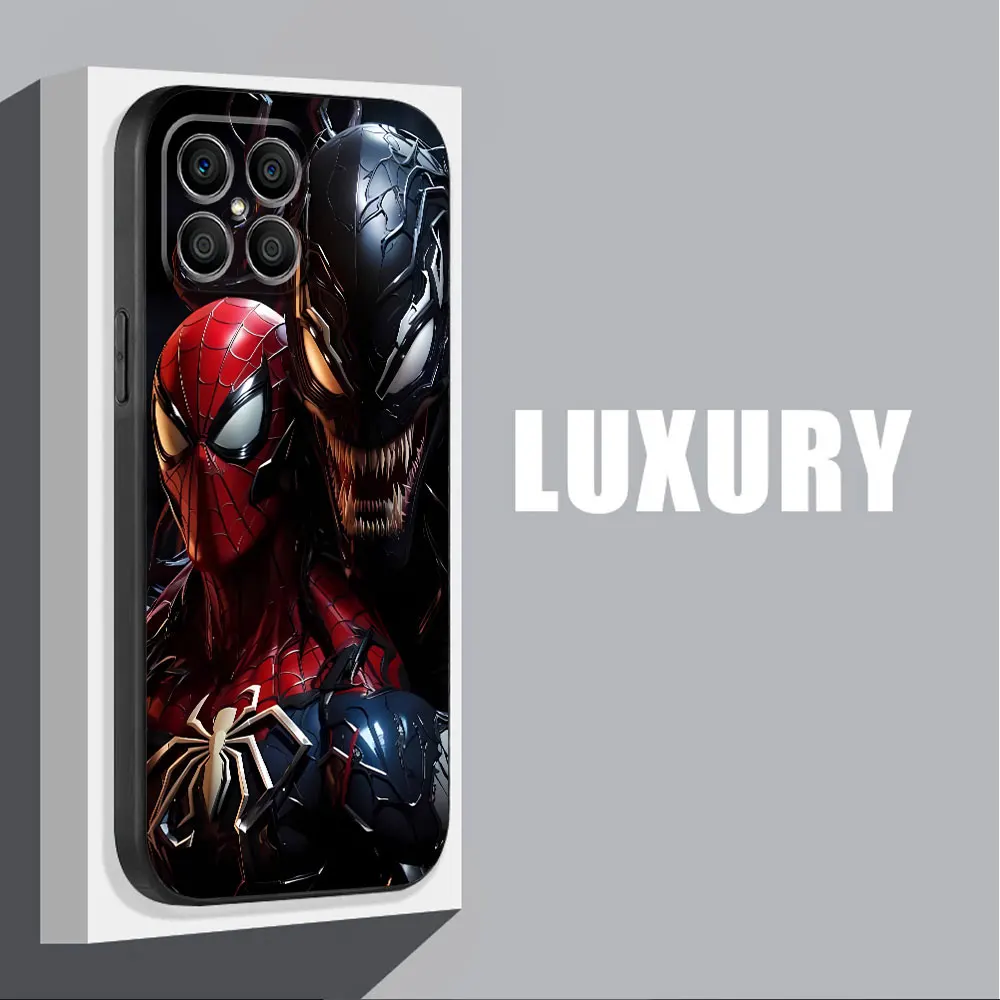 TPU Soft Bumper Shockproof Case for Honor X7 X8a X9a X6 X8 90 Pro X6a 8X 70 Magic5 Lite Magic5 Marvel Spider Man Venom Cover