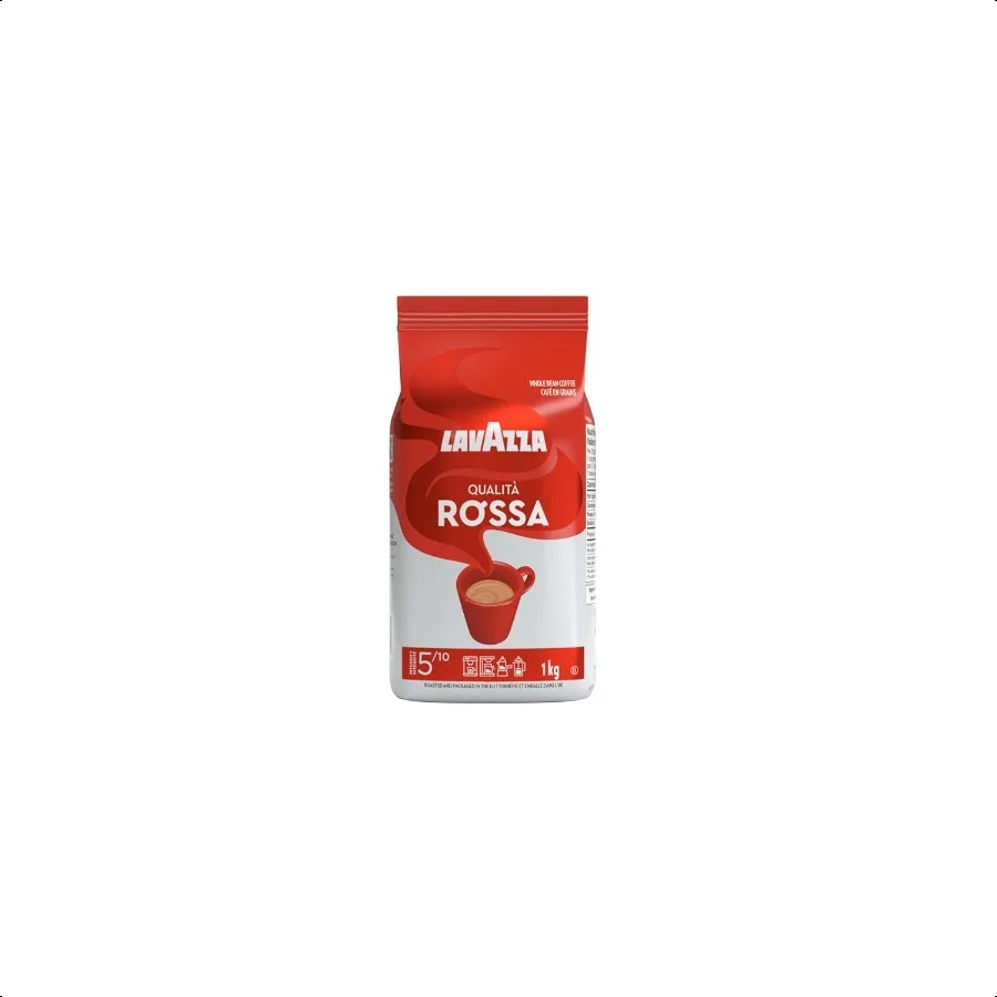 

Lavazza Qualita Rossa Whole Bean Coffee Medium Roast Arabica and Robusta Blend 2.2 lb Bag Pack of 1
