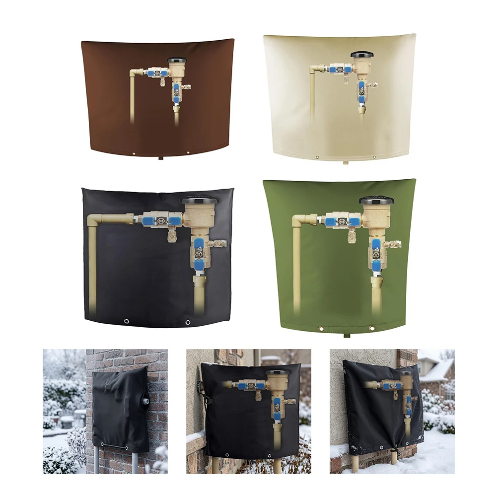 Insulated Outdoor Faucet Cover Built for Long-Term Exposure to Rain Snow UV Rays and Seasonal Temperature Shifts