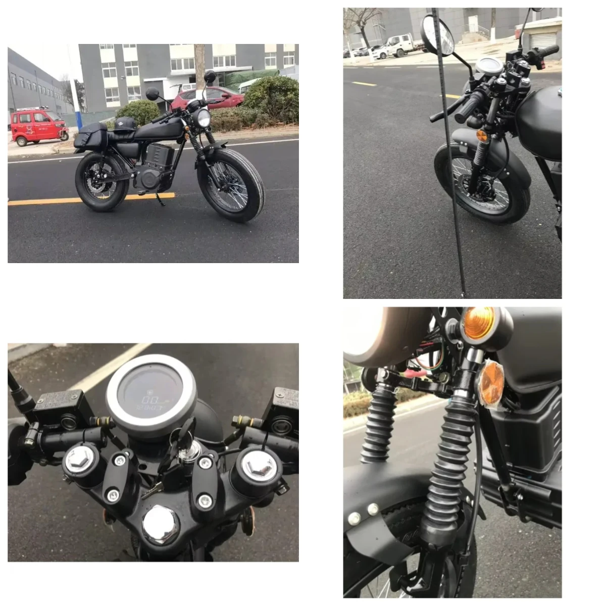 

STLF Motorcyclechina оптовая цена необычные винтажные электрические винтажные кафе Racerspeed 90 км максимальный диапазон 100 км гонщик 3000 Вт 72 В 42 Ач