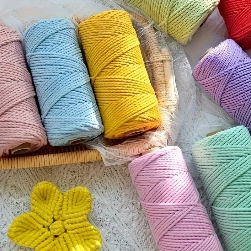 2.0cm100m Lace Cord Cotton Cord String Craft DIY Sewing Hand Woven Decorative Wall Hanging Bohemian Party Home Decor image 2