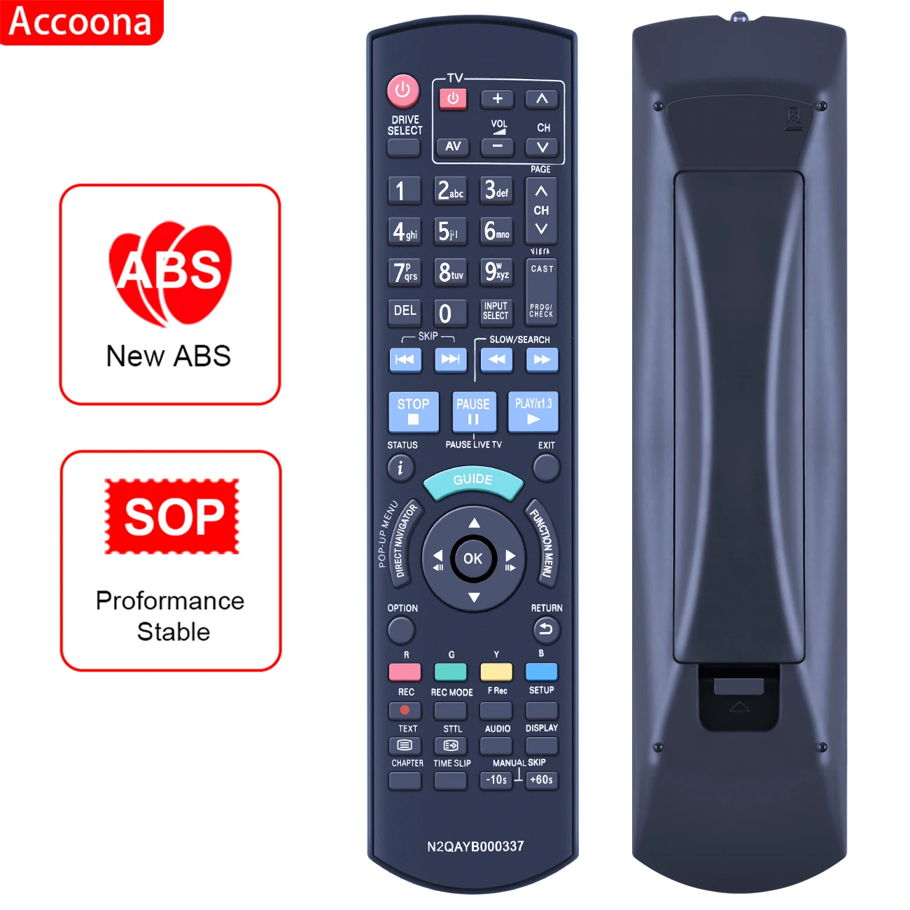 

N2QAYB000337 Remote for Panasonic DMR-BS750EB DMR-BS850EB BS850EB BS750EB