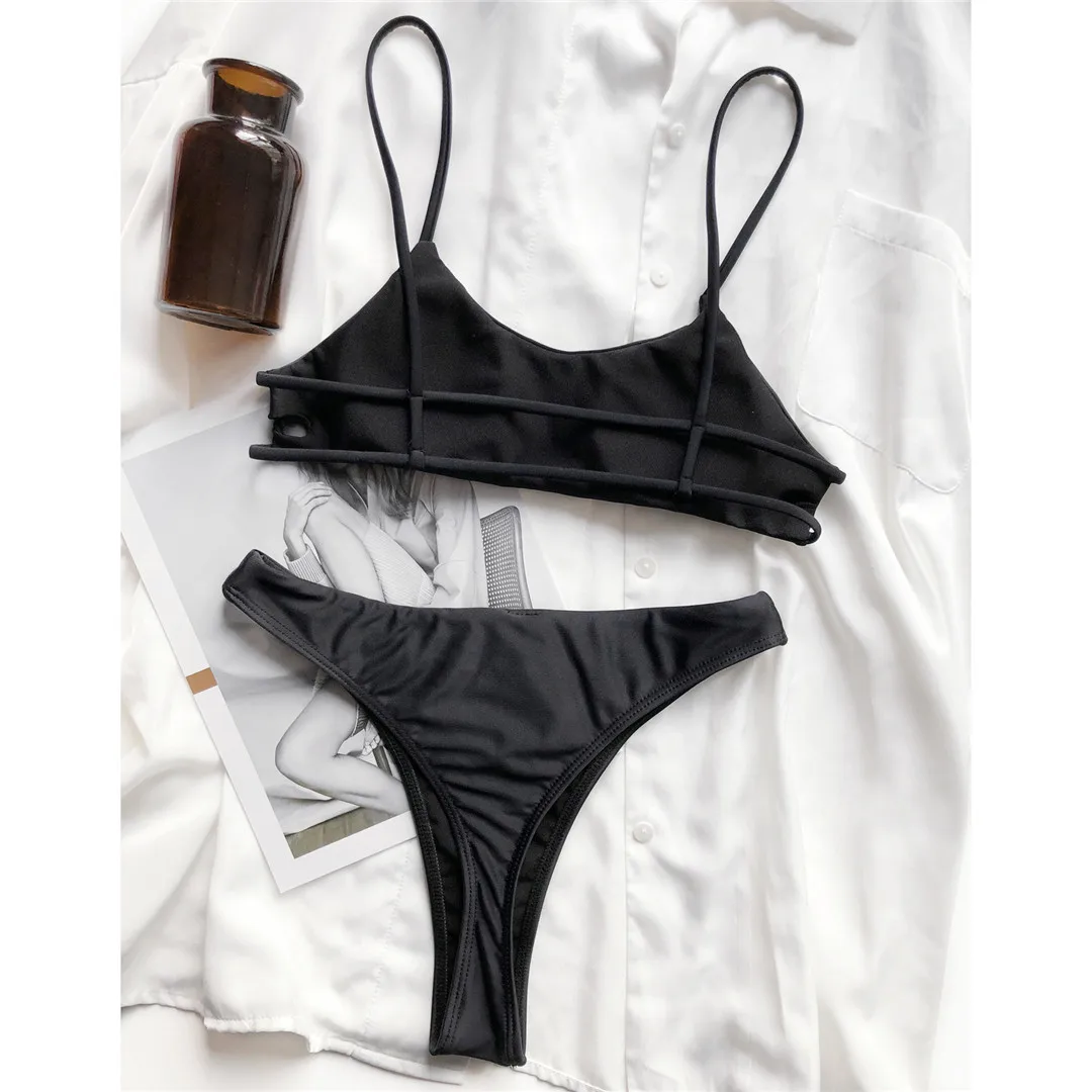 Neuer sexy Mini-Micro-String-Bikini, Damen-Badeanzug, zweiteiliges Bikini-Set, gepolsterter Badeanzug, Badebekleidung, Damen-Bikini V3077 – Detail 27