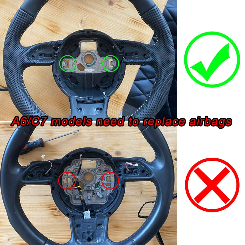 For Audi A4 B8 A6 Q3 A3 8V Steering Wheel Assembly Accessories Accessories