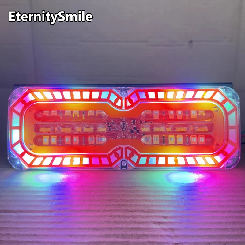 

LED truck anti-rear collision warning light flowing and brake flashing light super bright waterproof semi-hanging rear fog light