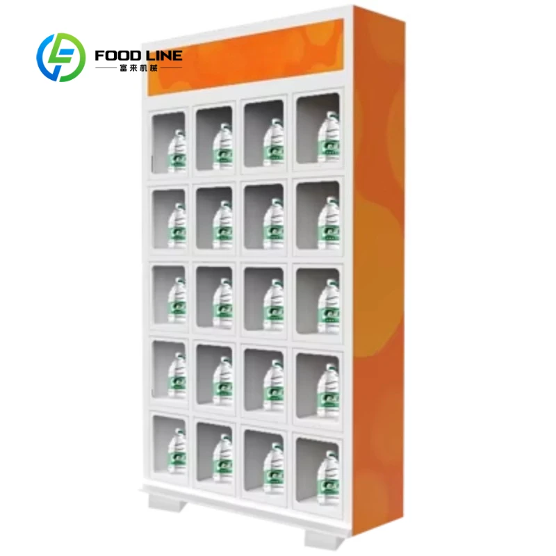Customized Stainless Steel Smart Locker Flower Vending Machine Grid Single Door Vending Machine Electronic Storage Cabinet