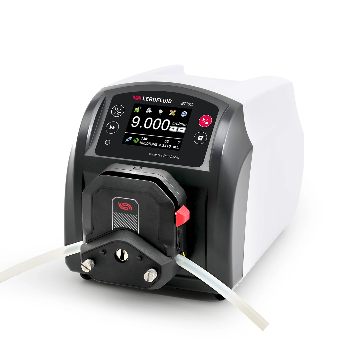 Multi-channel peristaltic metering pump for detergent liquid filling system