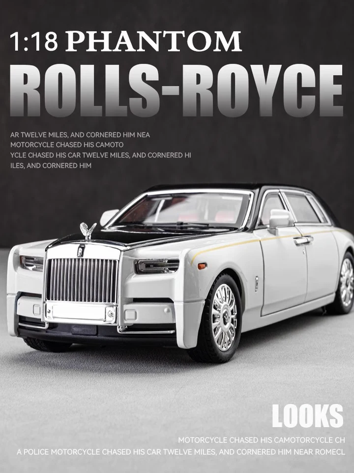 1:18 Rolls Royce Phantom Alloy Luxy Car Model Diecasts Metal