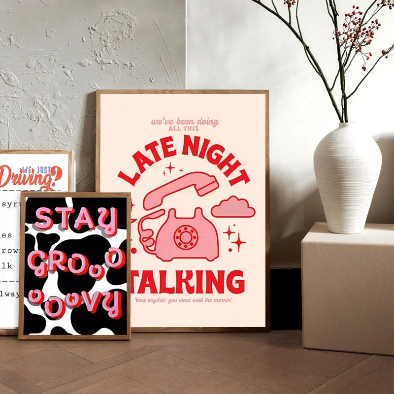 Harry Styles Daylight Lyrics Wall Art Canvas Fine Line Album Poster Modern Aesthetic Music Decor Gift For Fans Bedroom