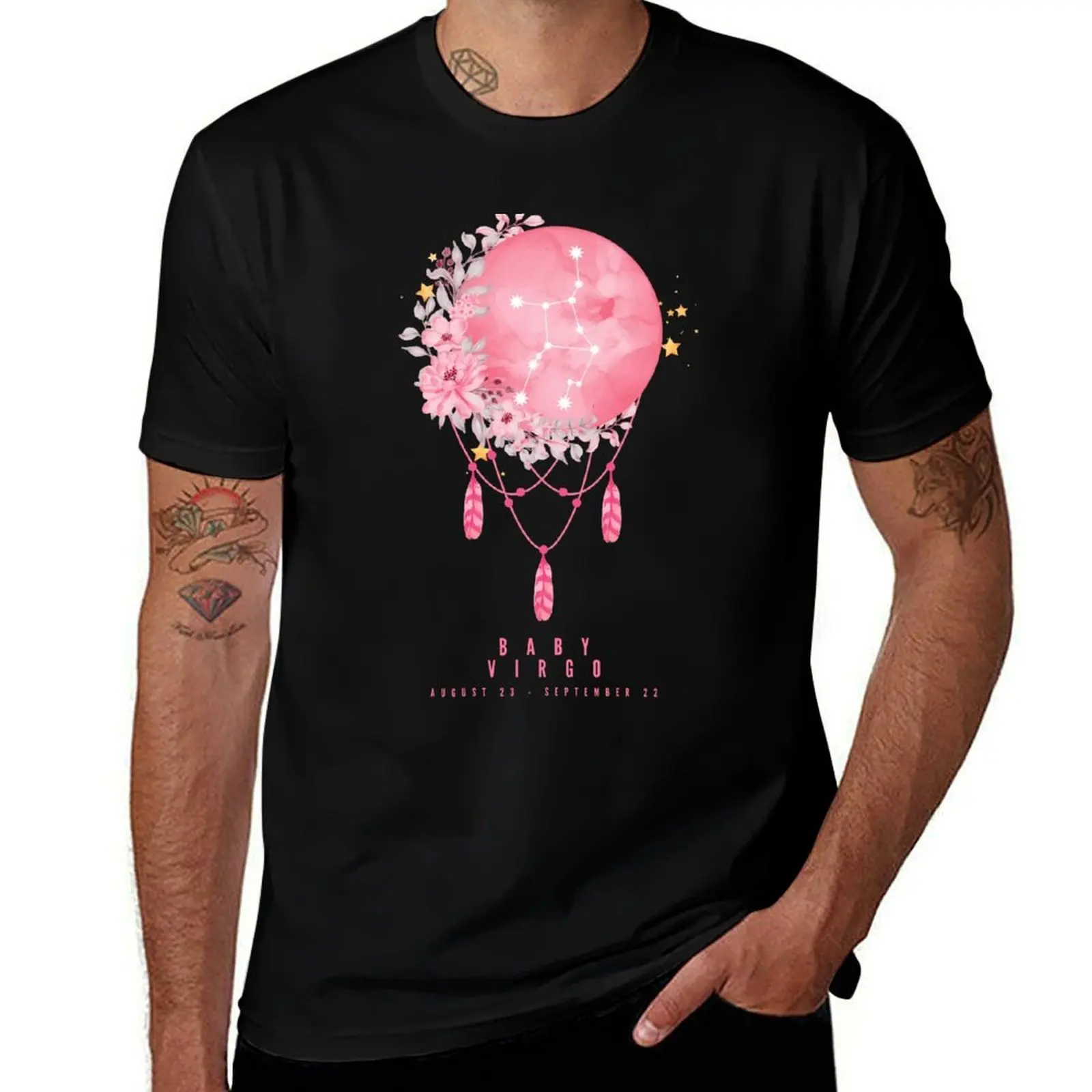 Baby Girl Virgo Zodiac – Star Sign Constellation Astrology – Baby Virgo Zodiac Print, Virgo Constellation, Astrology Pri T-Shirt