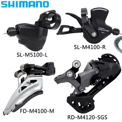 SHIMANO DEORE M4100 2X10 Speed MTB Bike Derailleur SL-M5100-L Shift Lever FC-M4100-M Front Rear Derailleur Bicycle Parts