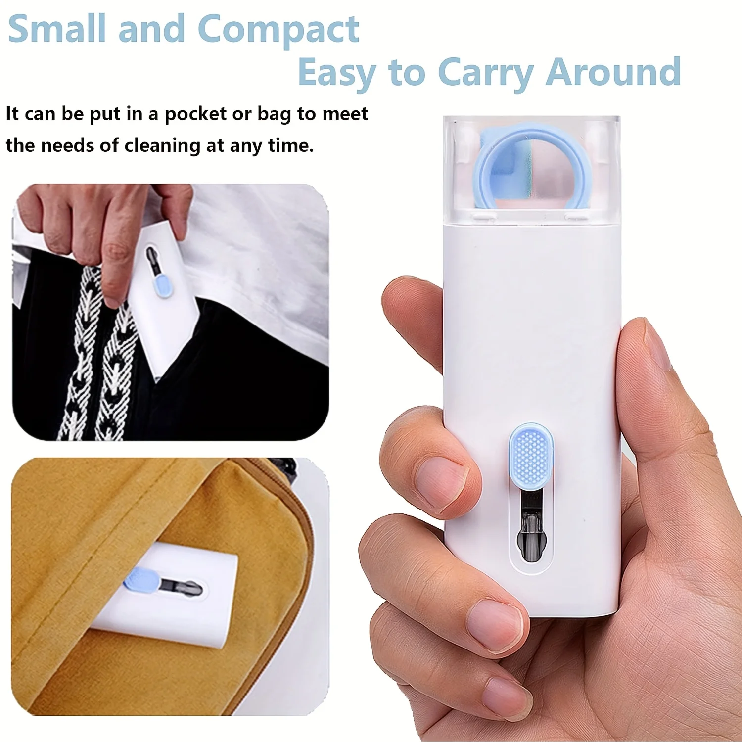 7-in-1 Electronic Cleaning Kit, Used for Monitor Keyboard Airpods MacBook iPad iPhone iPod Cleaning Kit, Screen Dustproof Brush - view 4