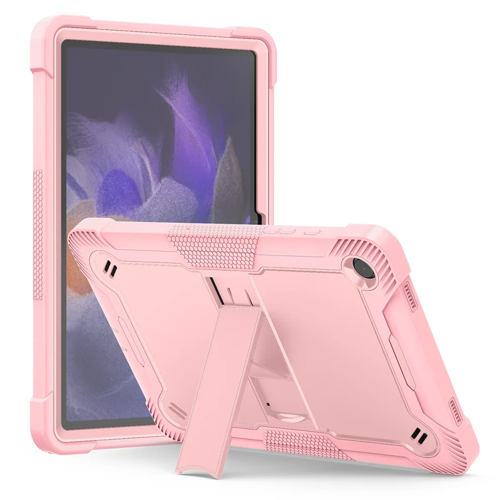 Heavy Duty Stand Case For Samsung Galaxy Tab A9 SM-X110 X115 X117 A9 Plus SM-X210 X216B X128U Armor Cover ShockProof Silicone+PC