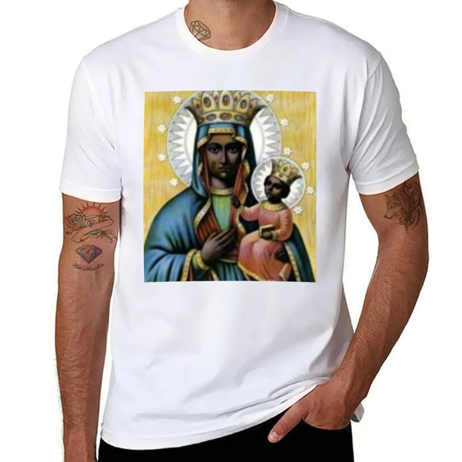 

Ezili Dantor T-Shirt cotton tshirt 100% man t shirt heavy cotton T-Shirt