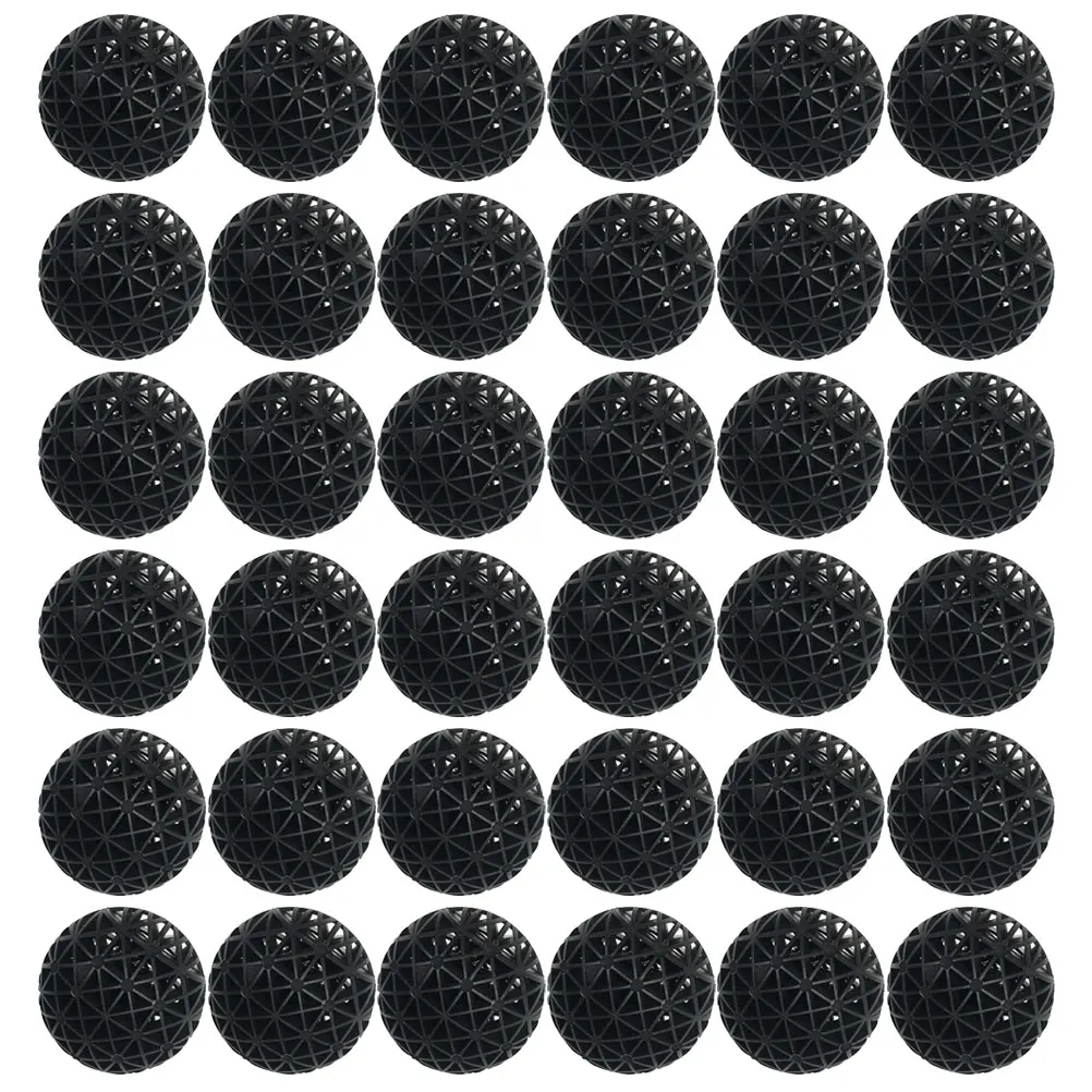 

100pcs Bio Balls Aquarium Filter Material 26mm Cotton Inside Fish Tank Pond Supplies Bacteria Growth Media