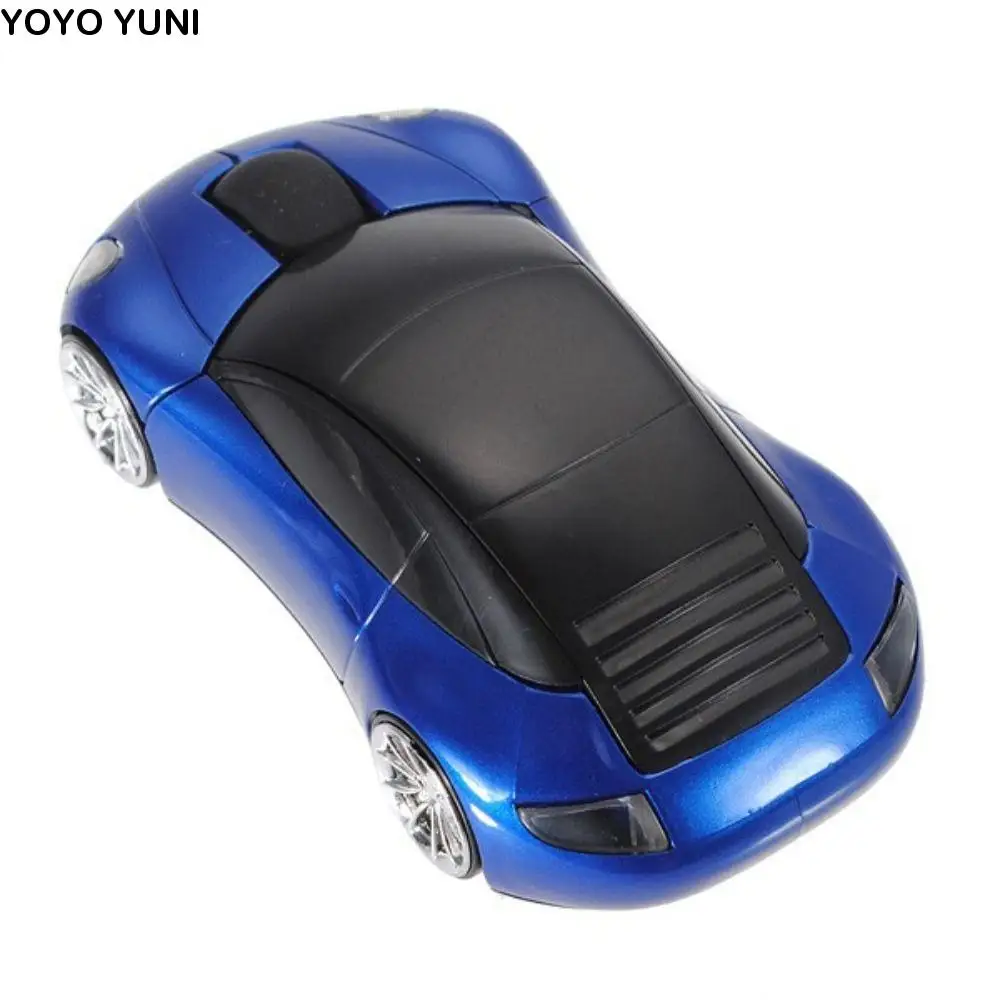 

2.4GHz Sports Car Wireless Mouse USB Scroll 1600DPI Car Shaped Wireless Mouse Low Energy Consumption Convenient for Laptop/PC