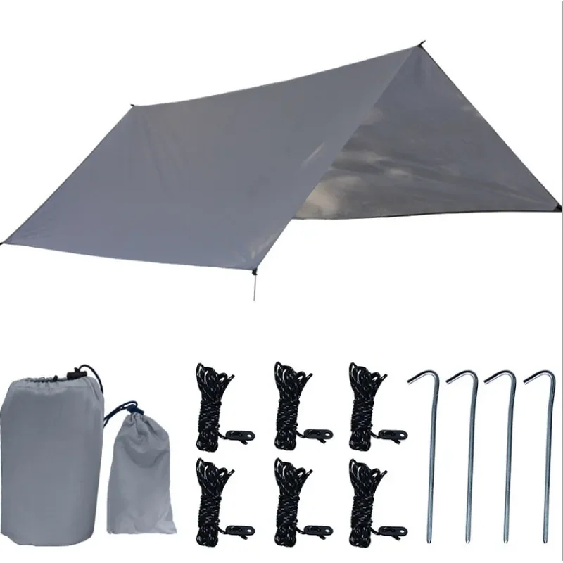 for Sunshade Canopy Tent Automatic Vinyl Single Travel Tent Silver Coated Sunshade Outdoor Camping Canopy Tent