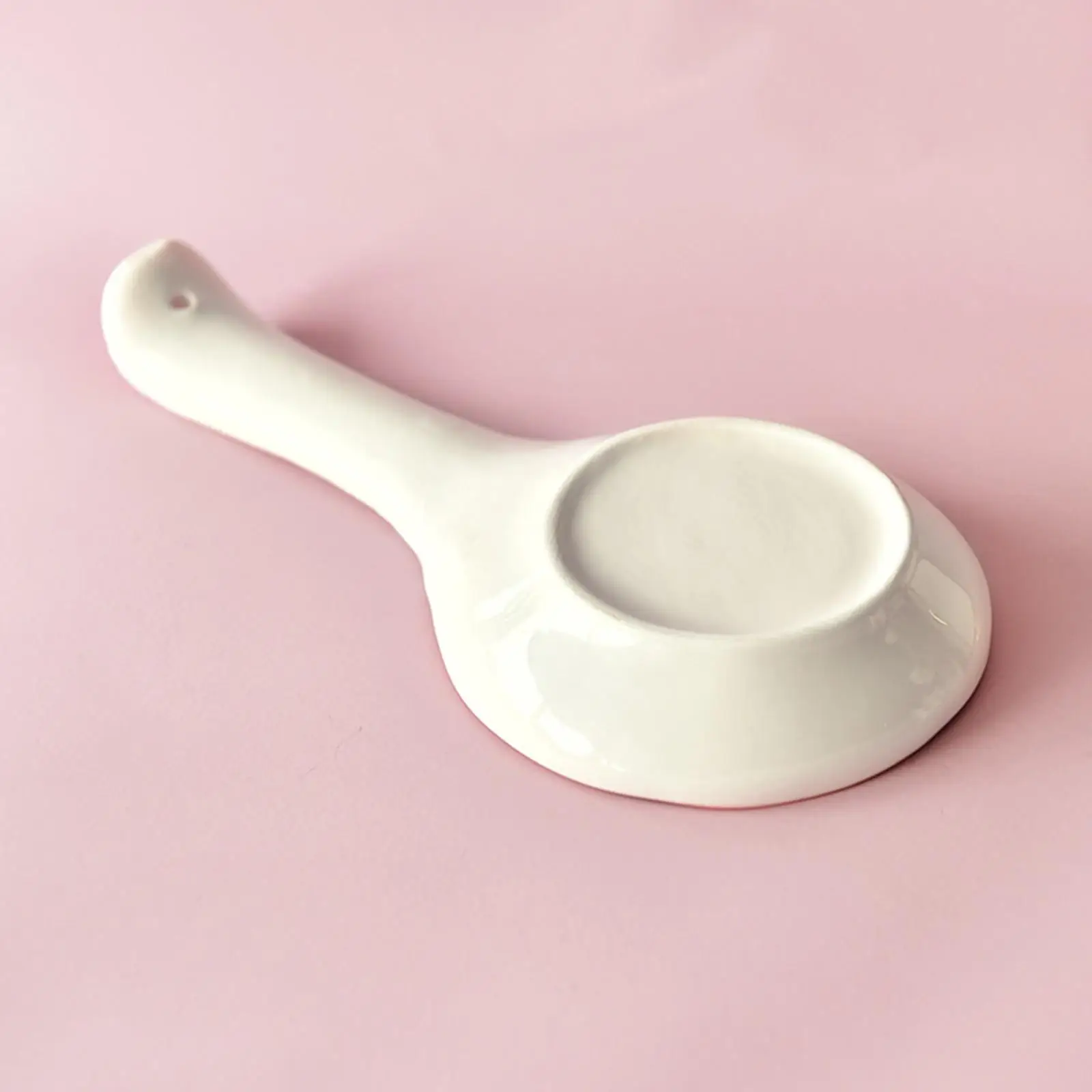 Ceramic Spoon Holder Portable Kitchen Tool Snack Dessert Dish Sturdy Multifunctional for Household Kitchen Farmhouse Cafe