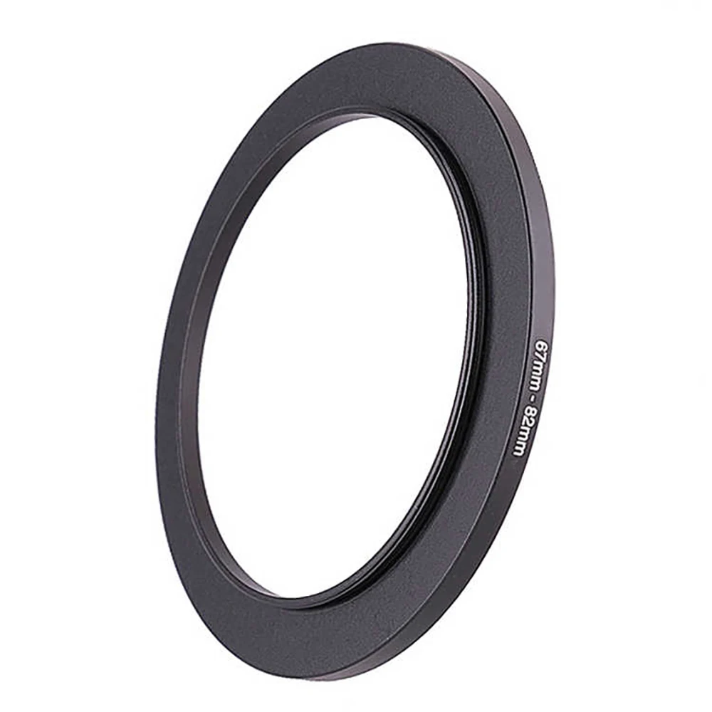 Aluminum Black Step Up Filter Ring 67mm-82mm 67-82 mm 67 to 82 Filter Adapter Lens Adapter for Canon Nikon Sony DSLR Camera Lens