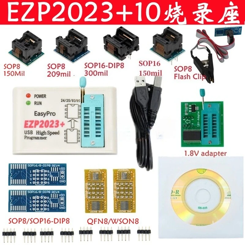 EZP2023 USB High Speed Programmer 24/25/93/95Bois 2019/2010