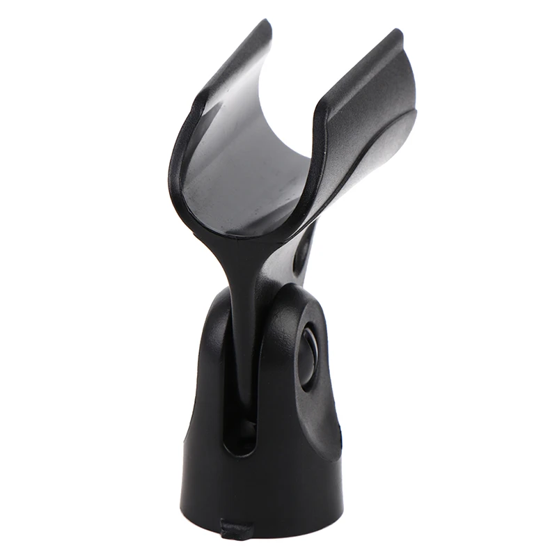 Universal Microphone Clip for Shure Handheld Mics - Wireless/Wire Compatible Holder with Adjustable Grip