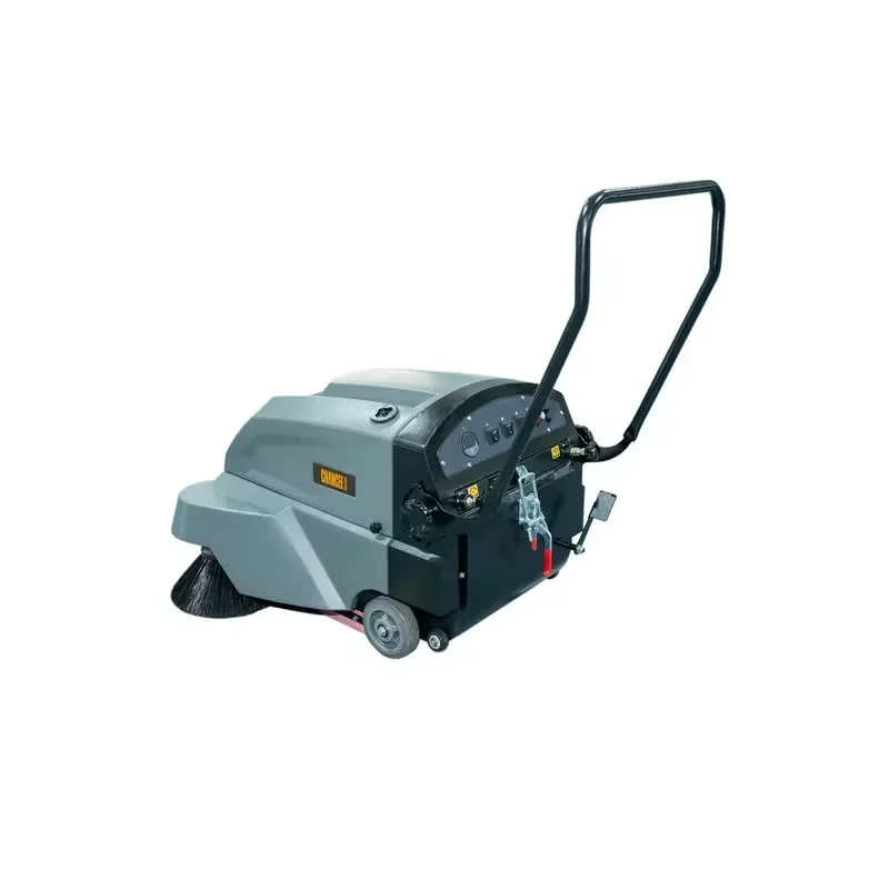 Industrial Electric Floor Scrubber Battery Powered Hand Push Cleaning Machine Durable Plastic Body For Warehouse Factory Use