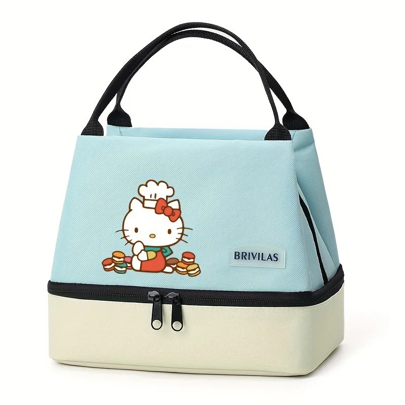 Novo para kt saco de almoço isolado com pacote para refeições frescas em movimento saco de piquenique portátil para uso ao ar livre presente de natal