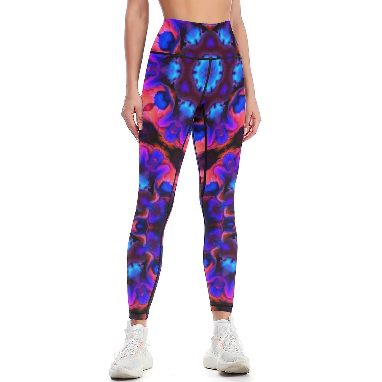 Glowing Luminous Flower Mandala Leggings Women's pants gym womans Womens Leggings