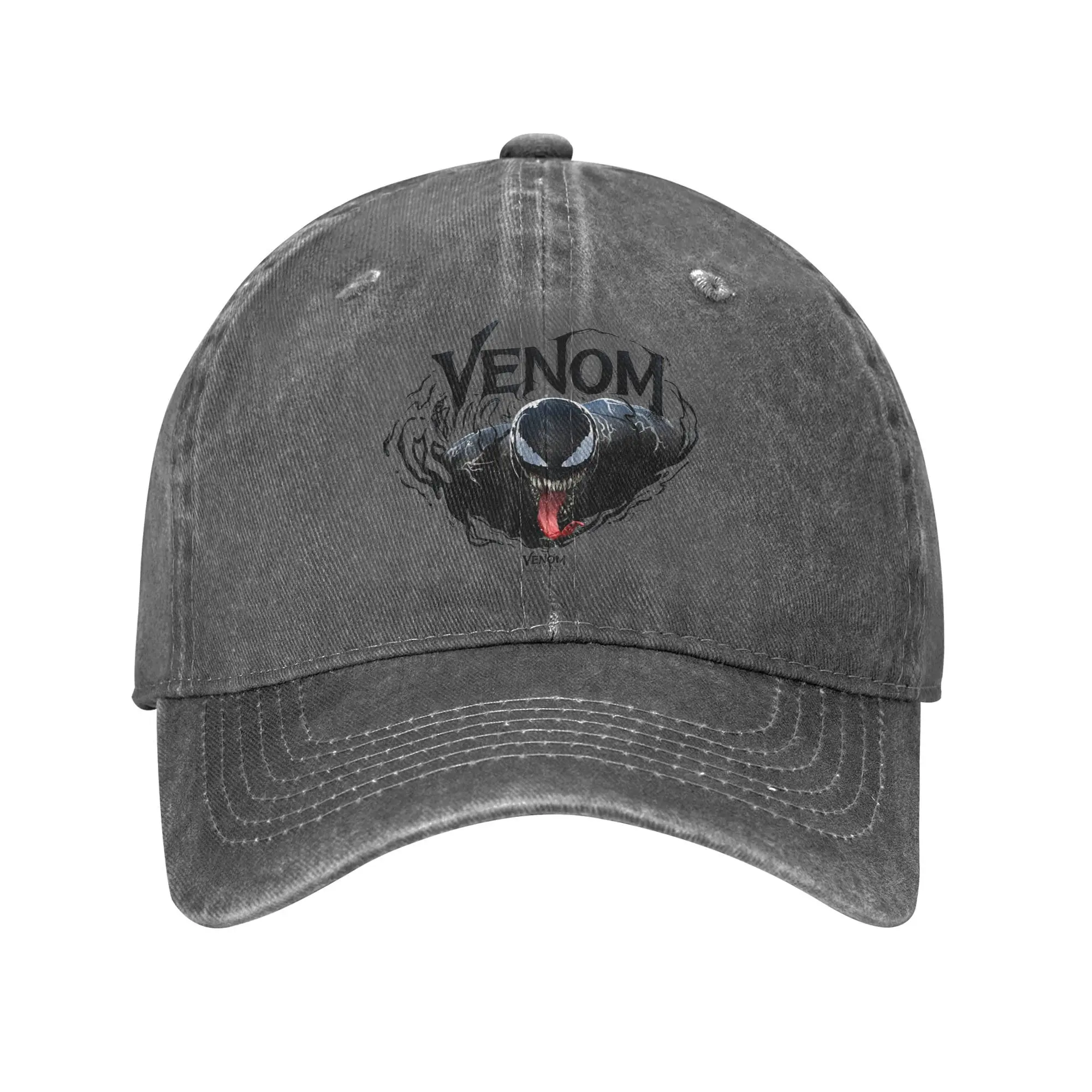 Venom The Last Dance Lethal Protector Symbiote Logo Baseball Caps Adult Fitted Trucker Worker Cap Hats Adjustable Racing Cap