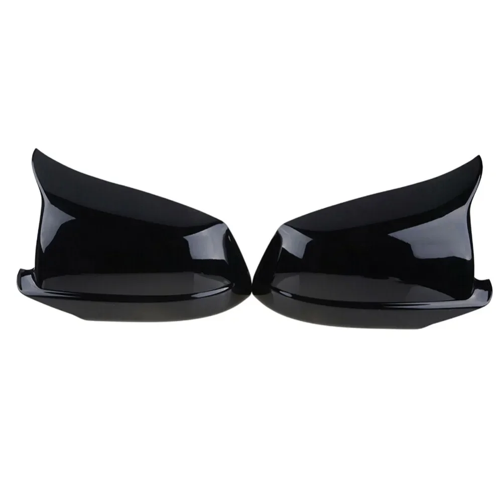 2pcs Auto Left Right Gloss Black Rear Mirror Cover For BMW 5 Series F10 F11 F18 Pre-Lci M5 2011 2012 2013 51167216369 511672163