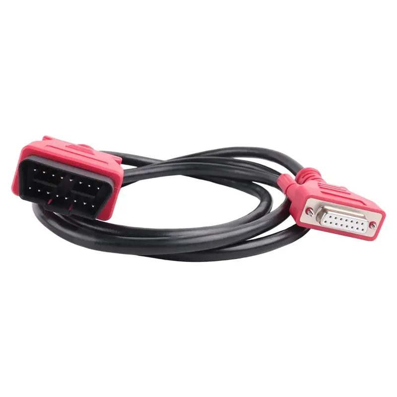 A30F-OBD2 Cable Main Test 15 Pin Cable For Autel Maxisys MK808 / MP808 / MS906 / MS908 / MK908, 15Pin OBD2 Extension Cable