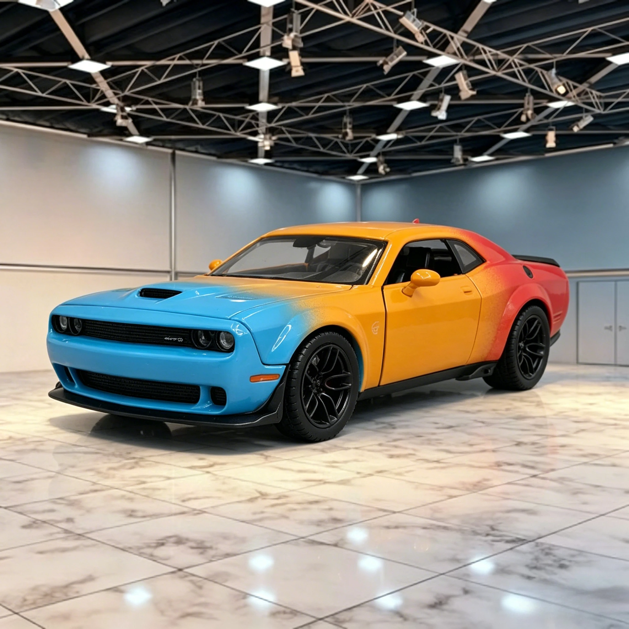 

1:24 2018 Challenger SRT Hellcat Redeye Widebody American Muscle Car Alloy Metal Diecast Model Car Home Trendy Desktop Display