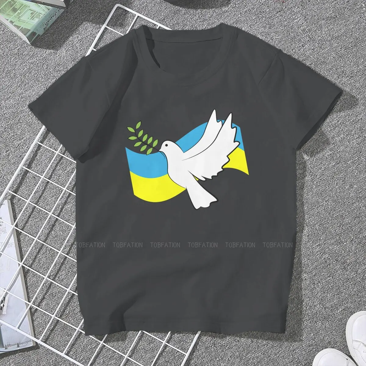 Ukraine 4XL TShirt Peace Dove Creative Leisure T Shirt Girl Tee Unique Gift Clothes