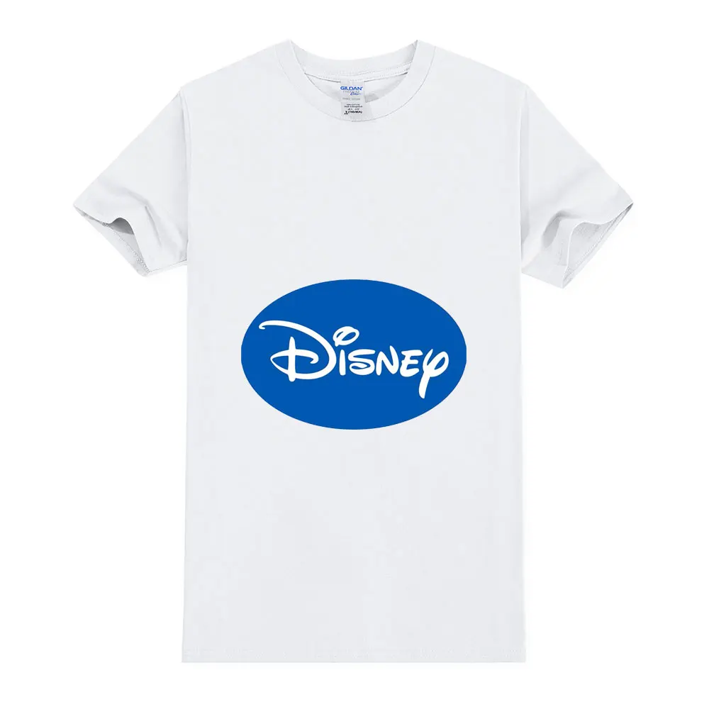 

Disney-Men's Short Sleeve T-shirt, Original Print, 100% Cotton, Couple Street Top, Casual Oversized Clothing, Fashion