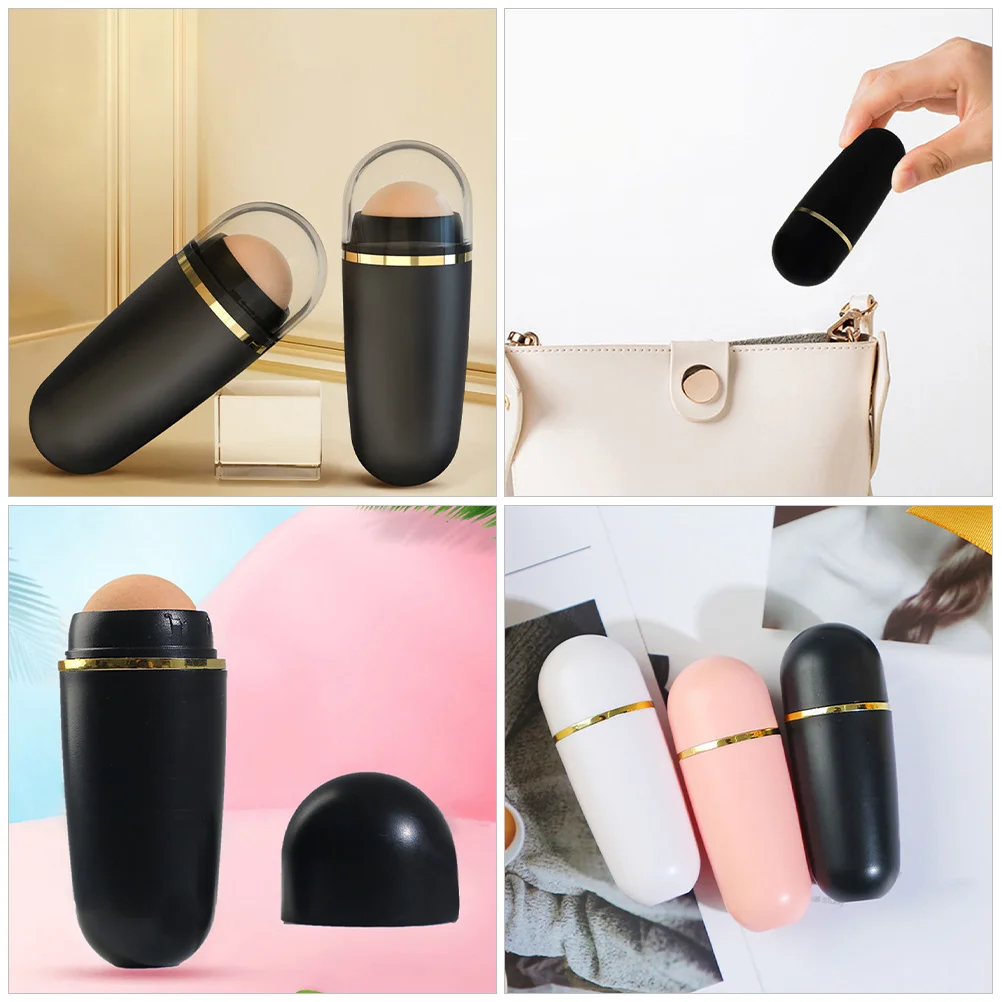 قطعتان من بكرات امتصاص الزيت بالحجر البركاني للعناية ببشرة الوجه - عصا نشاف الزيت تمتص الزهم والشوائب الزائدة #2