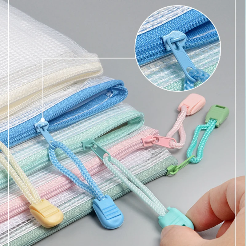 A4 Waterproof Zipper Pouch Clear Document Bag Book File Folders Stationery Pencil Organizers Toiletry bag Cosmetic Storage Bags