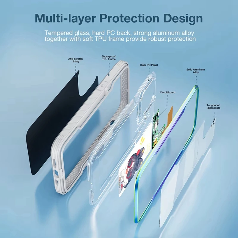 Smart NFC Eink Screen DIY Phone Case Custom Refesh Screen Display Mobile Phone Case Cover