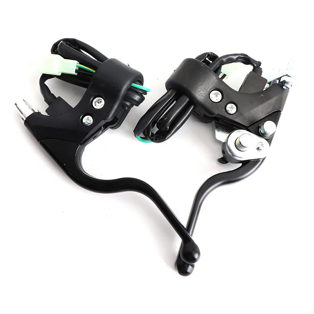 

7/8'' 22mm Brake Levers Handle Assembly with Parking Brake for Pocket Dirt Bike Minimoto Buggy ATV Quad Bike Motorcycle Parts