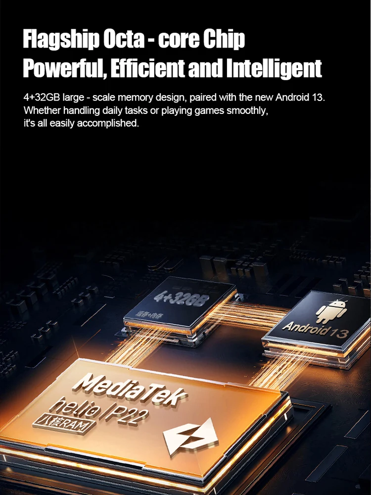 Famue mp4 player portátil mp3 player android 13 câmera de 13 megapixels 4g + 32g 4.3 polegadas tela ips bluetooth 5.0 presentes para estudantes