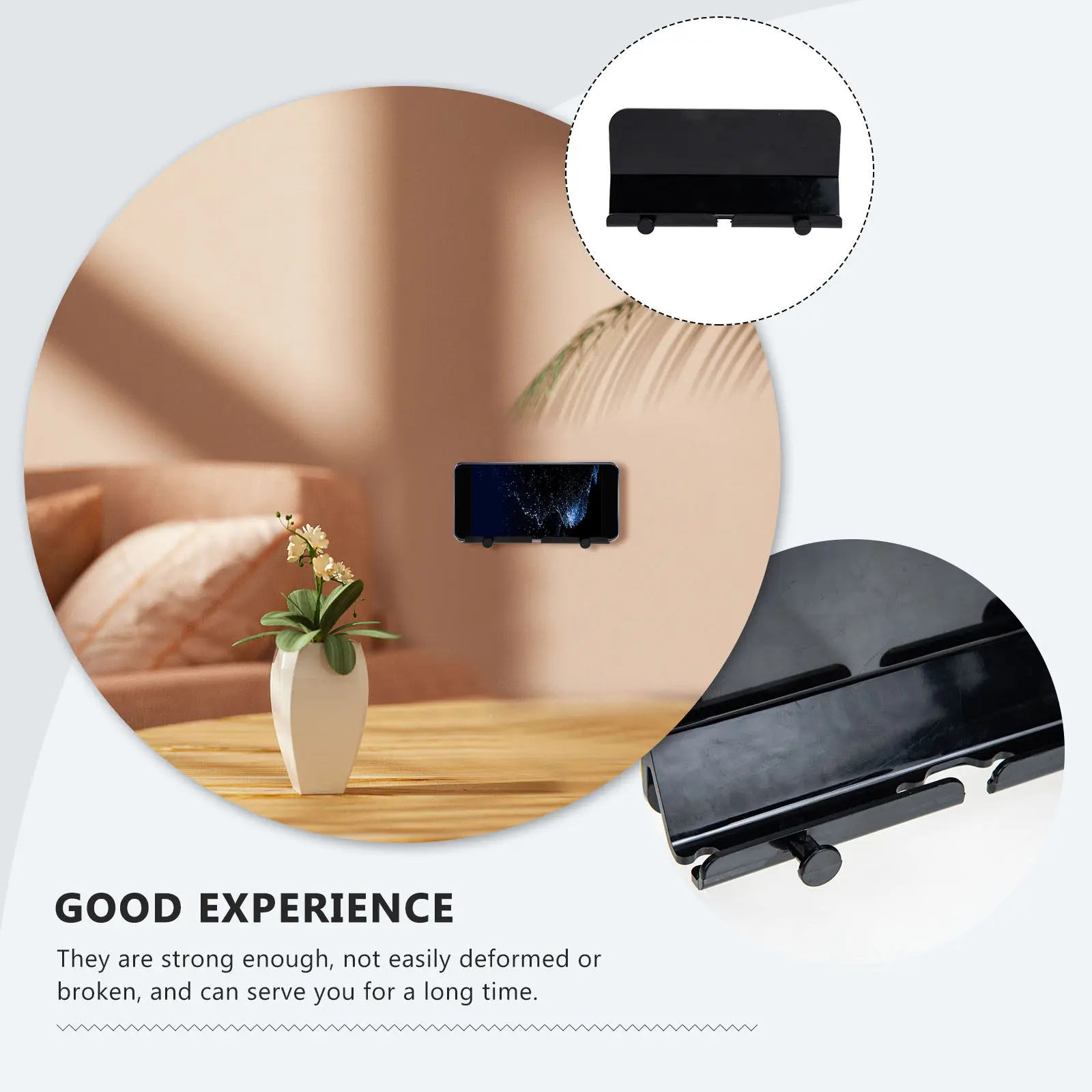 Phone Charging Bracket Wall Mounted Storage Rack For Speaker Cellphone Alarm Clock Bedroom Bathroom Office Multi-Purpose