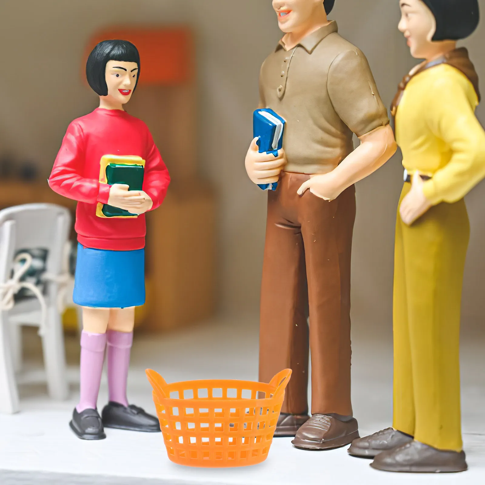 

Набор из 10 миниатюрных корзинок для детских игр и домашнего декора, реалистичные пластиковые украшения для поделок, Пасхи, Весны, Свадьбы, детских праздников