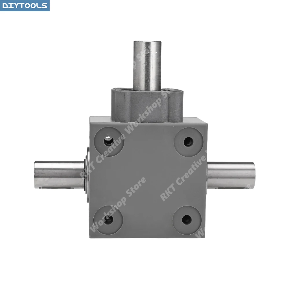 90-Degree Right-Angle Turn Gearbox 2.5 Module 16 Teeth T-Type Two/Three Output Shaft Reversing 16-tooth High-strength Gears that