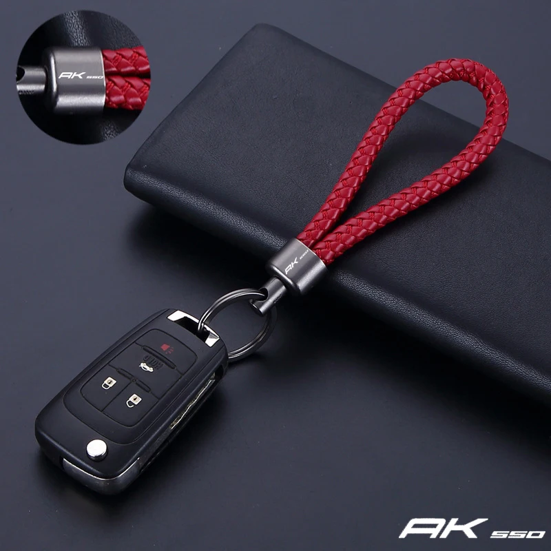 

For KYMCO AK550 All Years AK550 High Quality Motorcycle Accessories Woven Keychain