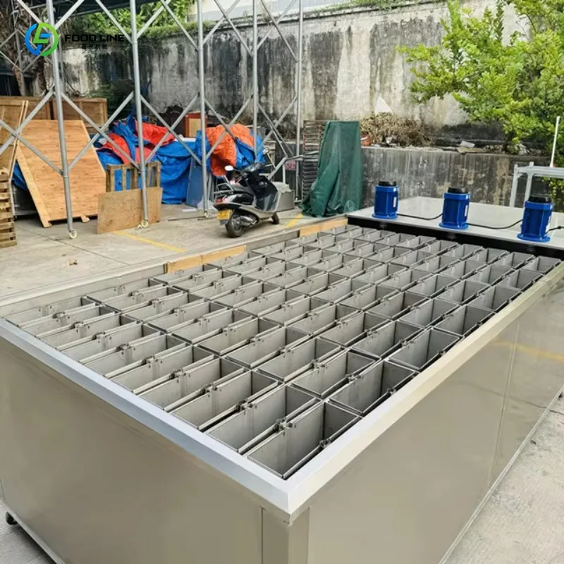 Customized Air-Cooled Industrial Block Ice Maker, 5 Ton Daily Production, 70 Molds Configured, Pricing For African Import Trade