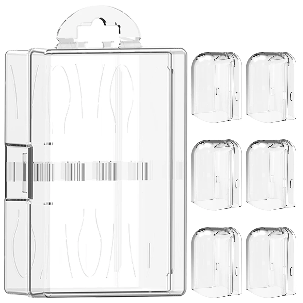 Toothbrush Head Dustproof Protective Cover Caps & Brush Head Travel Case, Compatible with Philips Sonicare Electric Toothbrushes