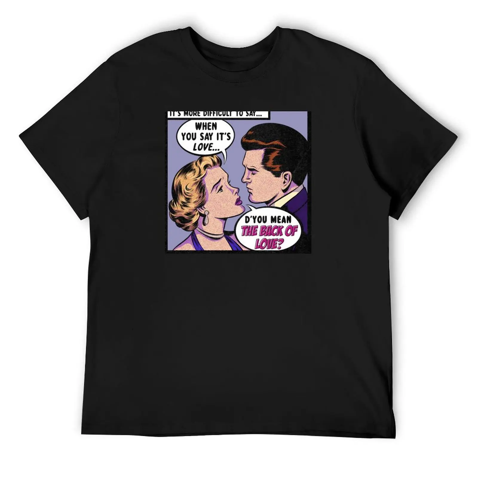 Back Of Love T-Shirt summer clothes anime stuff t shirts for men