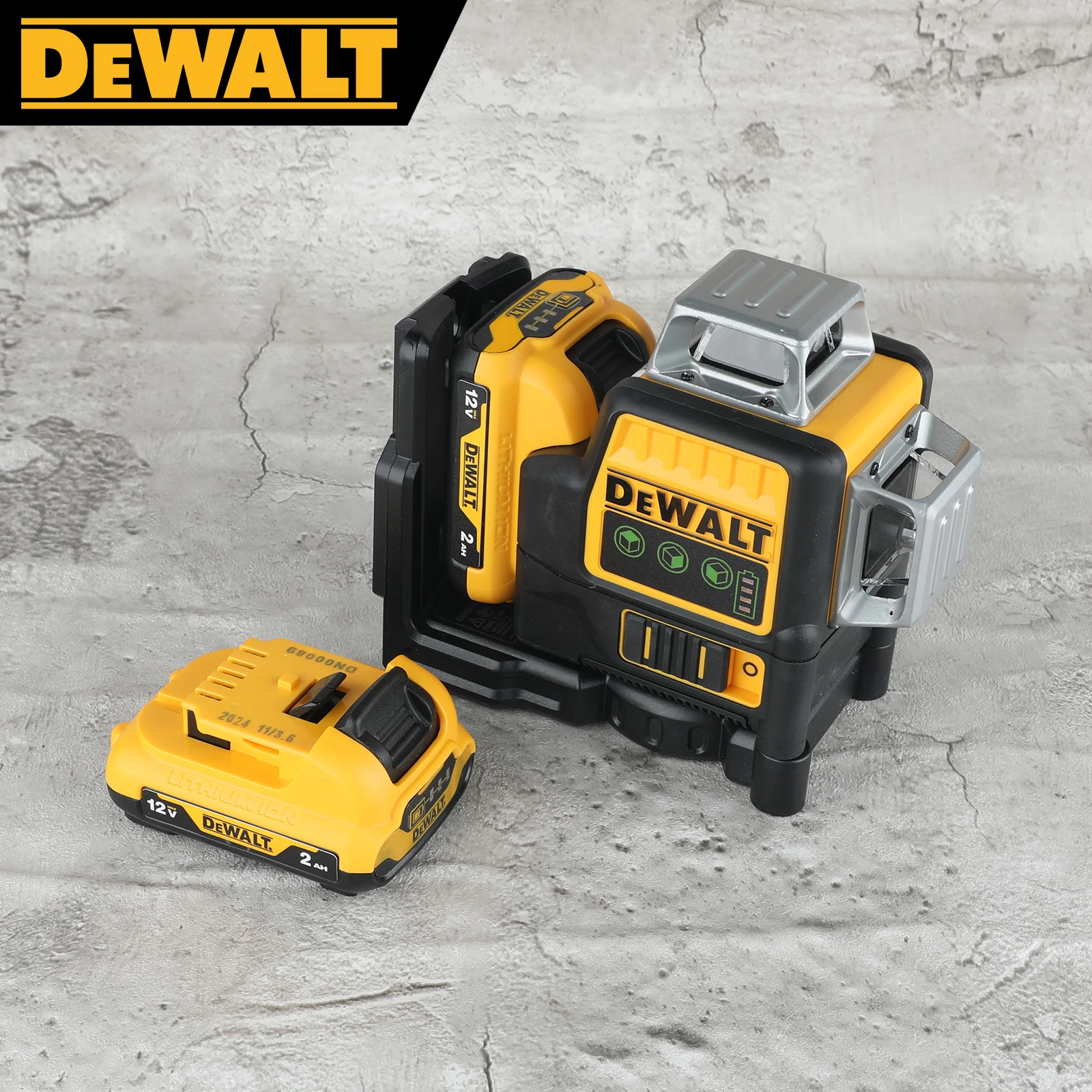 Dewalt DW089LG 3 Sides*360 Degree Vertical 12V Lithium Battery 12 Lines Laser Level 360 Horizontal Green Meter 2026 NEW Dewalt - view 4