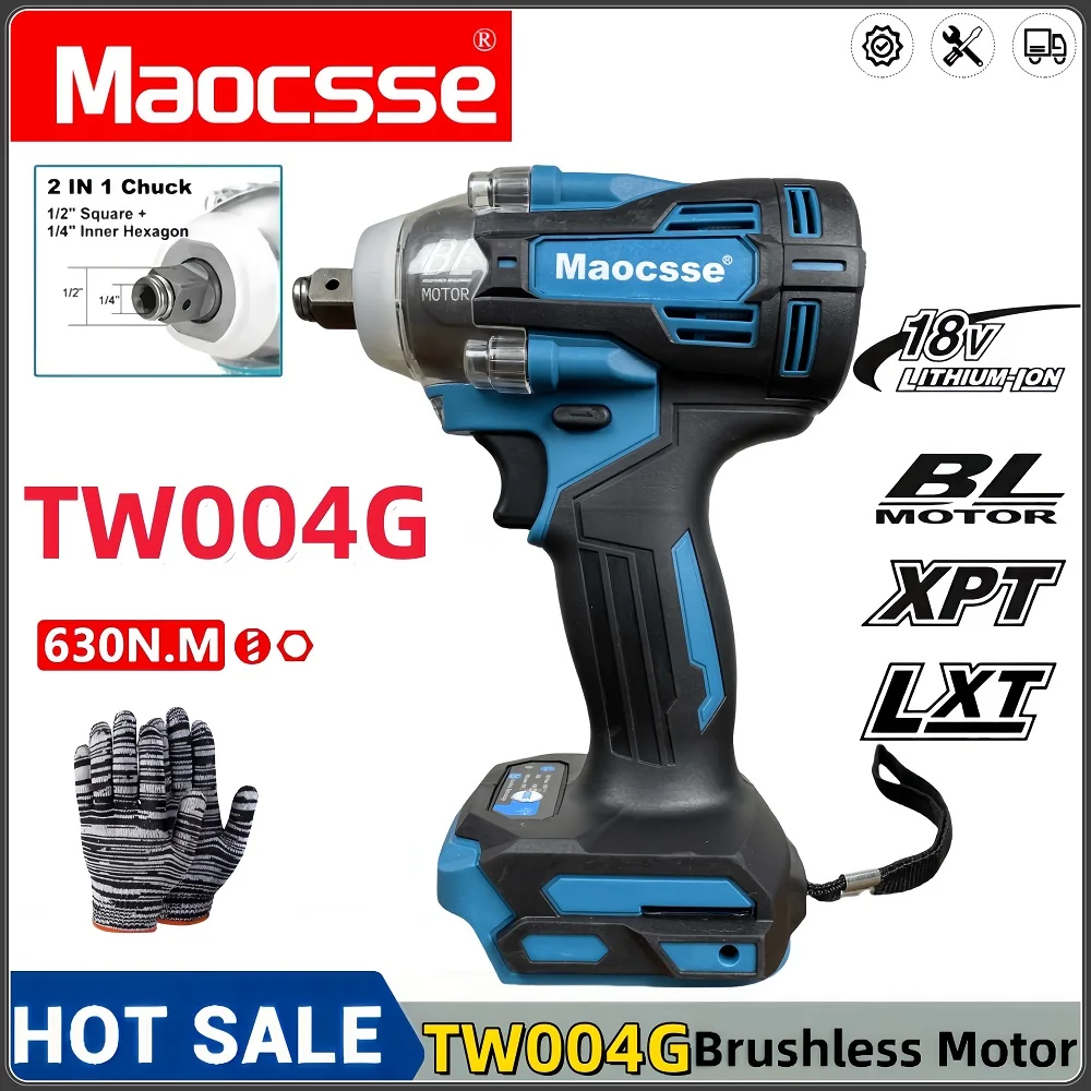 

For Makita 18V battery TW004G 무브러시 드라이버 18V Screwdriver Machine Brushless Electric Screwdriver Rechargable Drill Driver