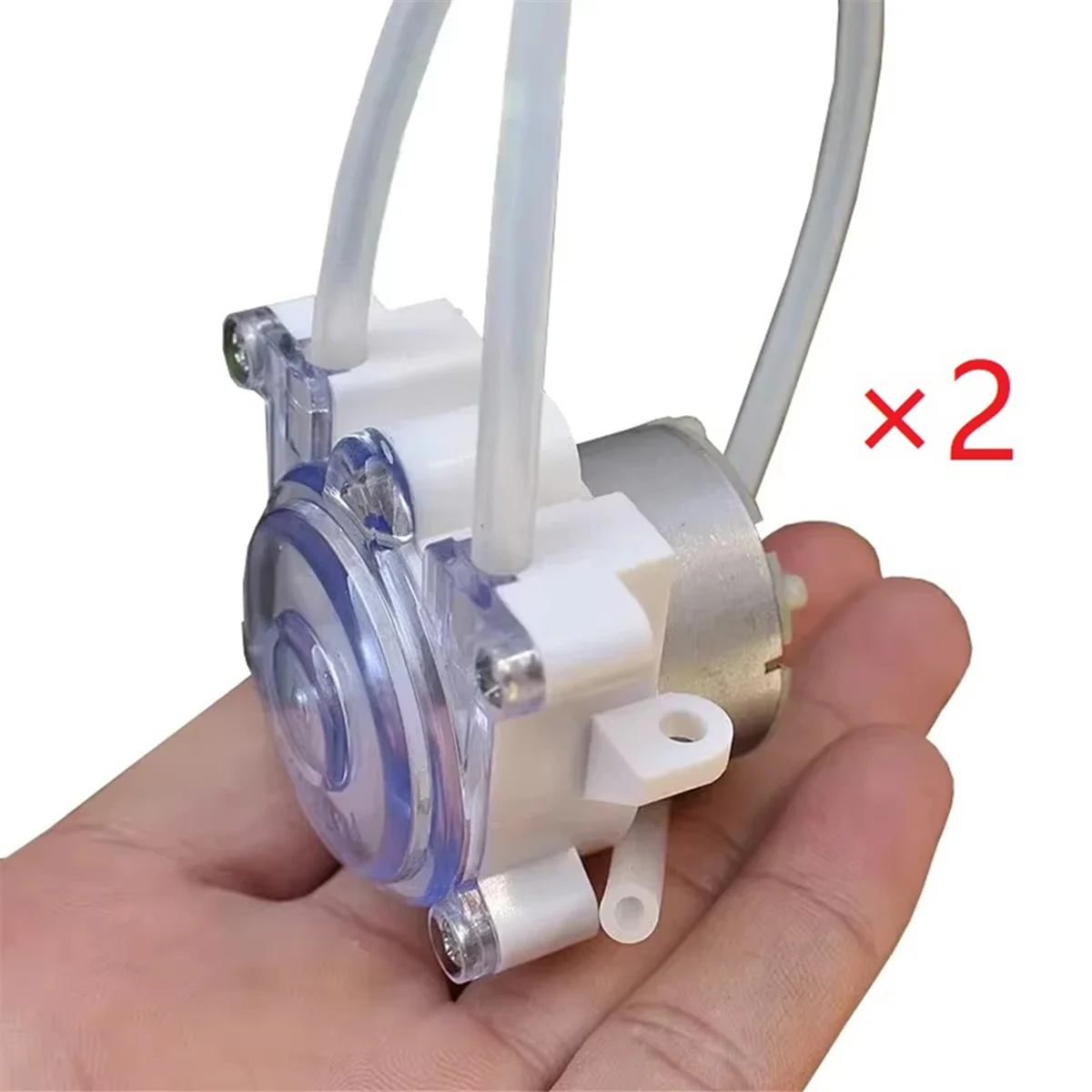 AA98 Micro-Peristaltic Pump DC 6V-12V,High Precision Dosing Pump,Water Liquid Squeeze for Lab,Ink Sampling,500 Geared Motor