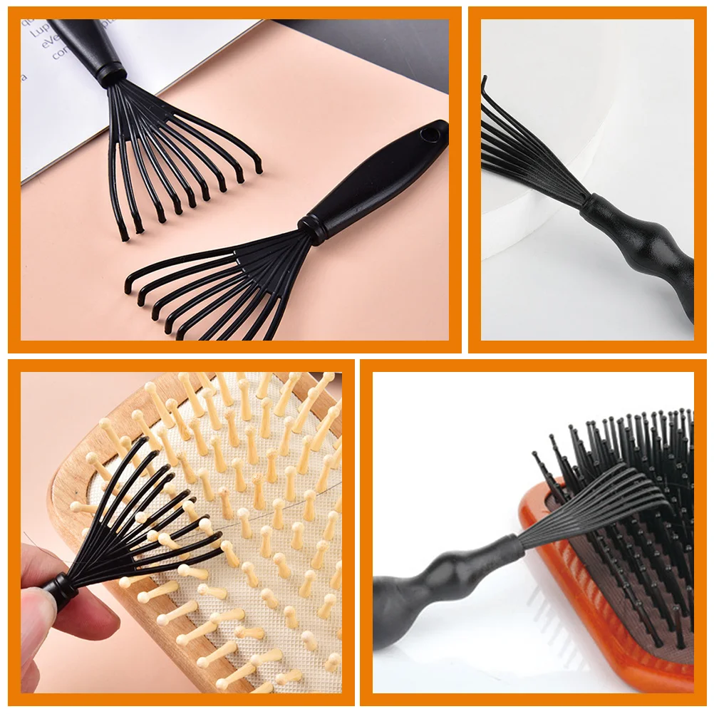 

4 Pcs Scalp Cleaner Comb Cleaning Brushes for Household Hair Plastic Hairbrush Tool